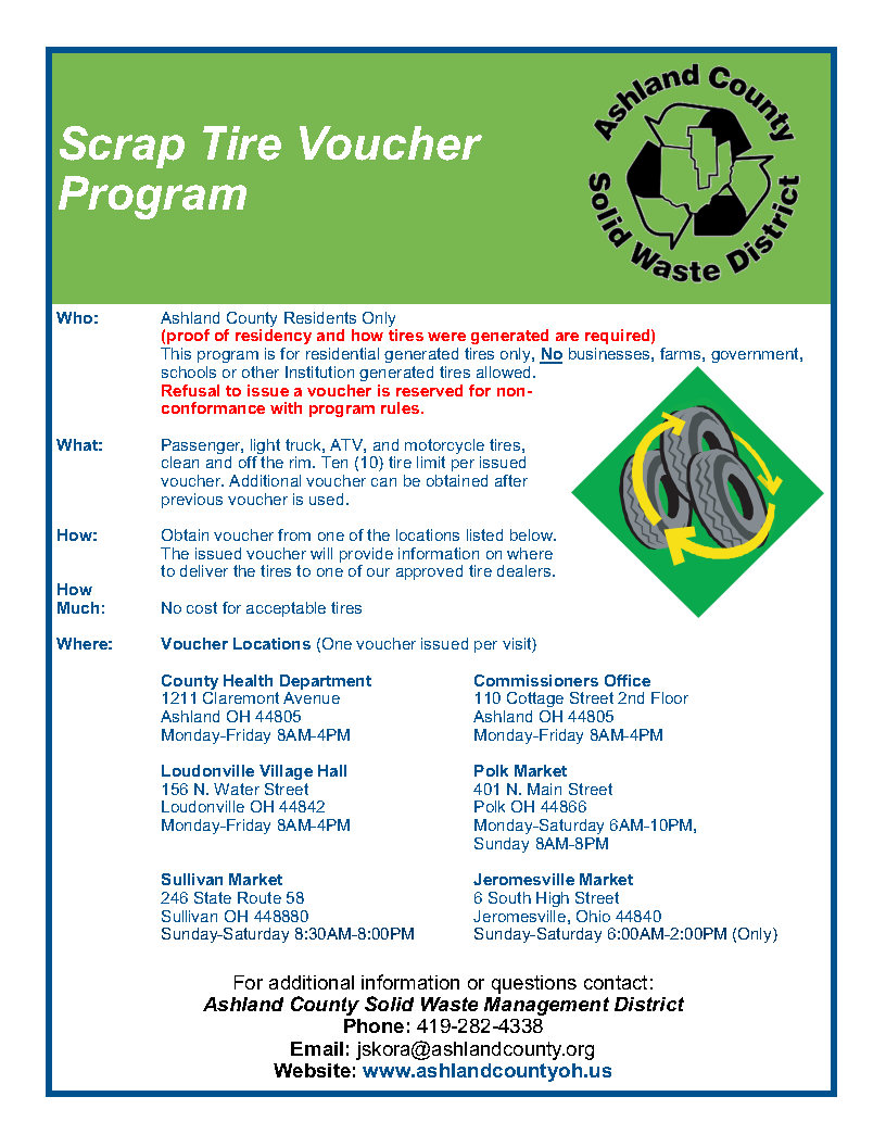 Scrap Tire Voucher Program