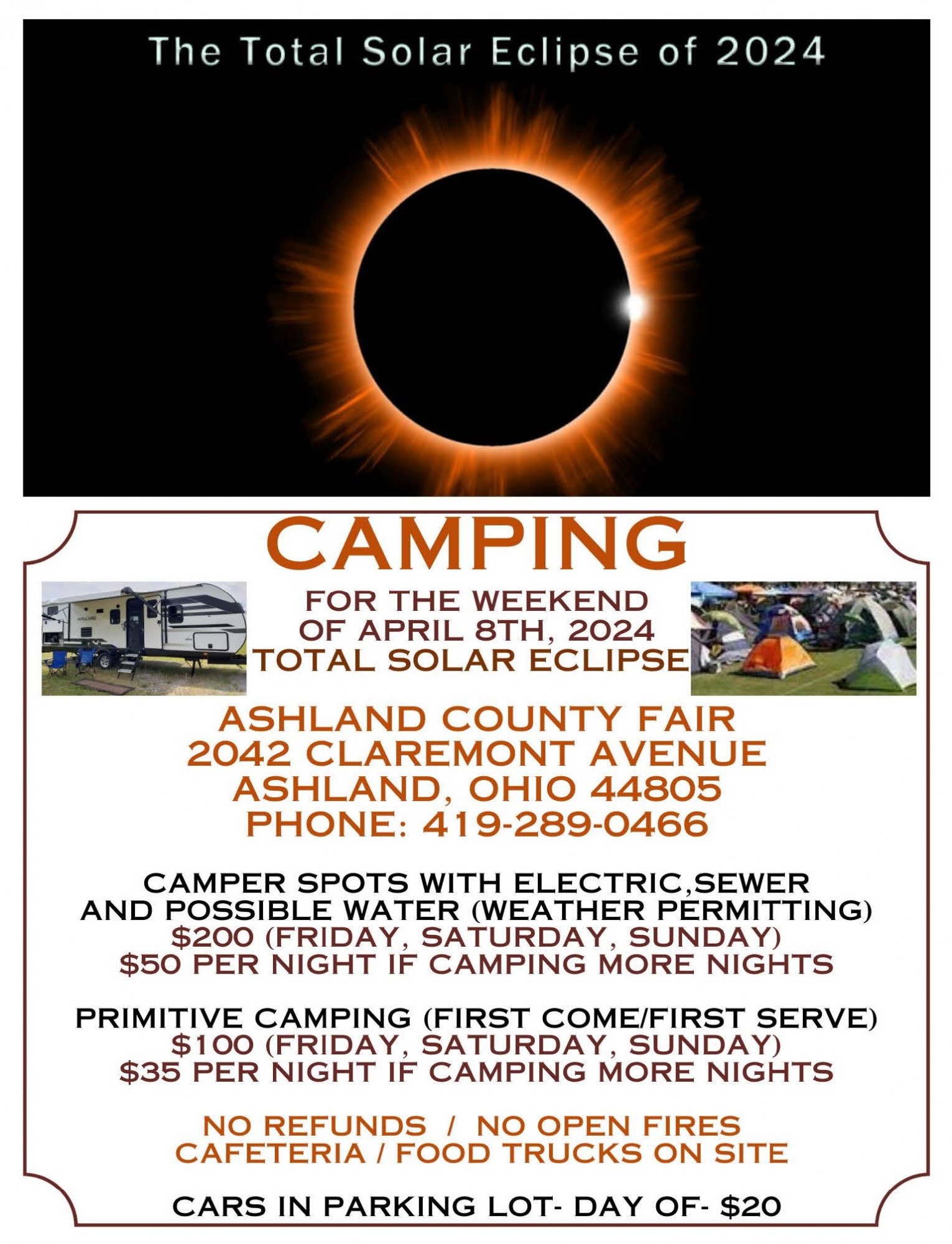 Camping - Solar Eclipse